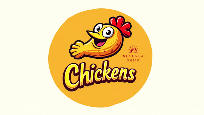 do awesome chicken leg for restaurant fried mascot logo design