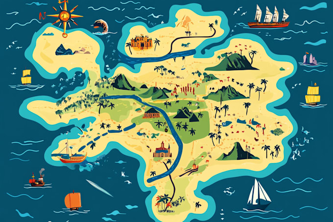 map illustration vector illustration vector map