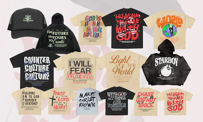 make faith bassed christian designs for clothing brand