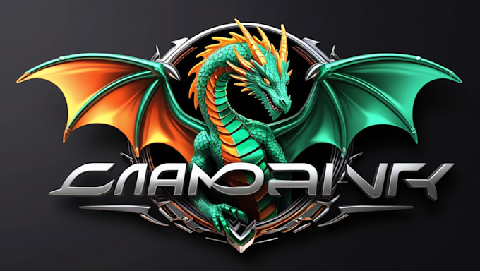 do dragon esport mascot logo design