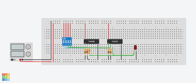 design and simulate electronic circuits in proteus, multisim, or tinkercad