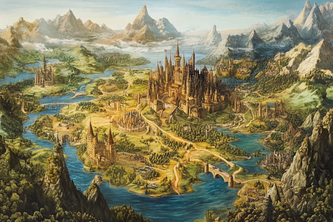 create your fantasy city map