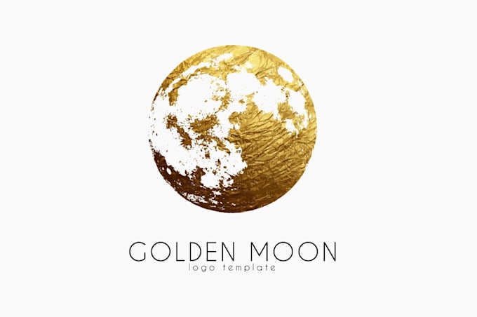 design a professional modern moon logo