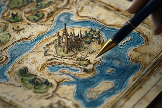 make a fantasy map for your dnd game
