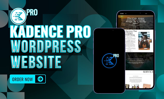 create or develop wordpress website with gutenberg, kadence pro, kadence block