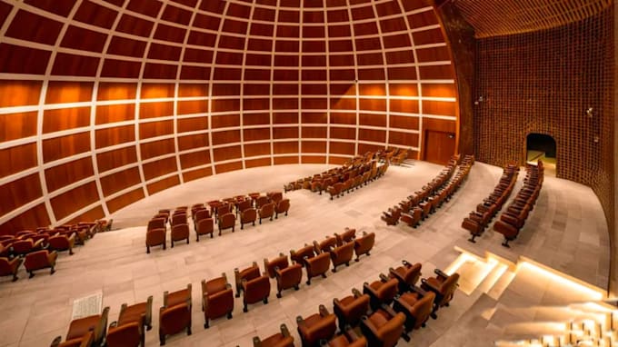 render 3d conference hall,seating chart,auditorium interior,event center,theater