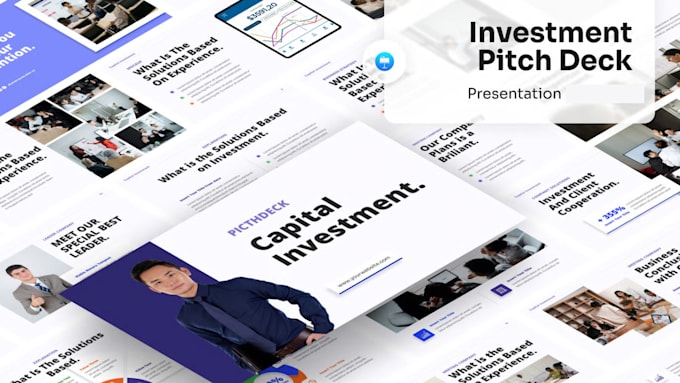 Design investor pitch deck powerpoint presentation startups investor ...
