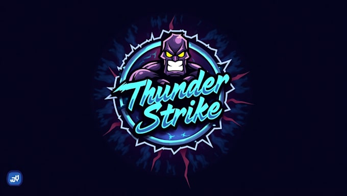make a high quality thunder striker mascot logo  with express delivery