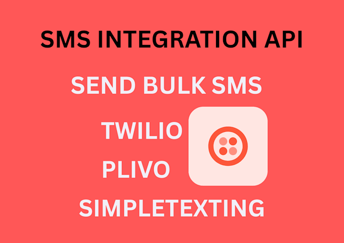 setup twilio, plivo, vonage api for bulk sms