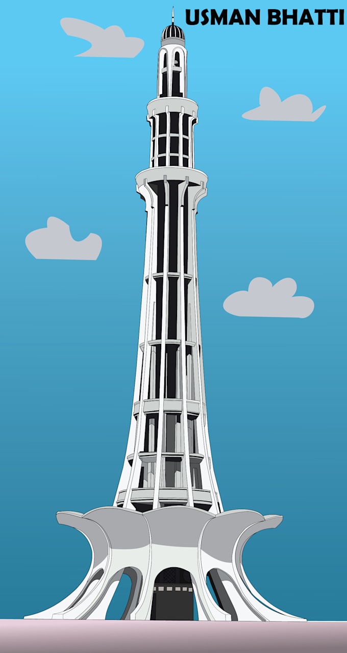 create stunning vector illustrations of landmarks or buildings