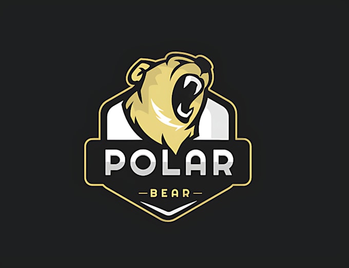 craft professional polar bear logo