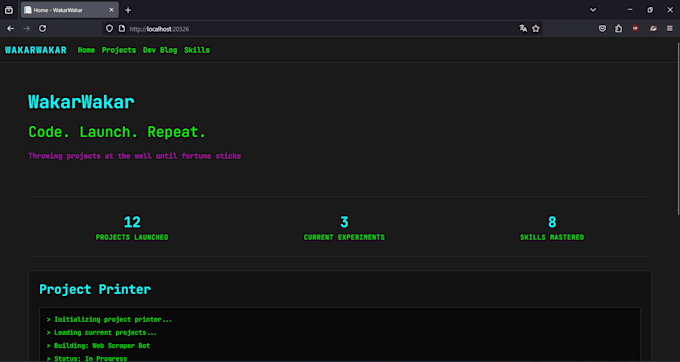 create a real website for you with code