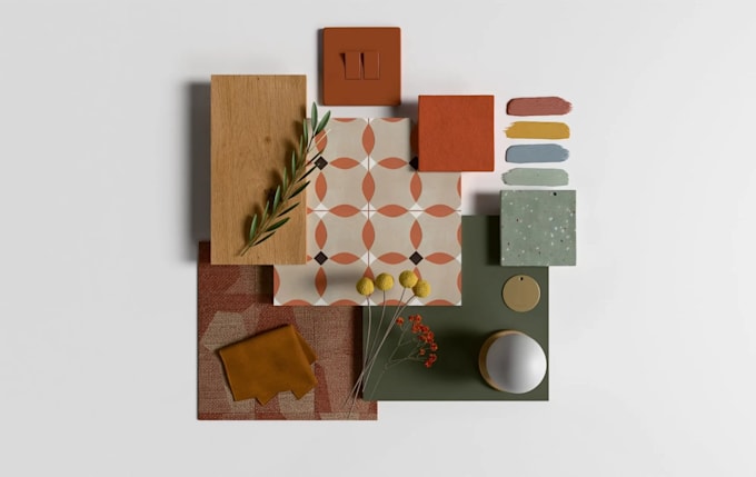 create a professional interior design mood board for your space