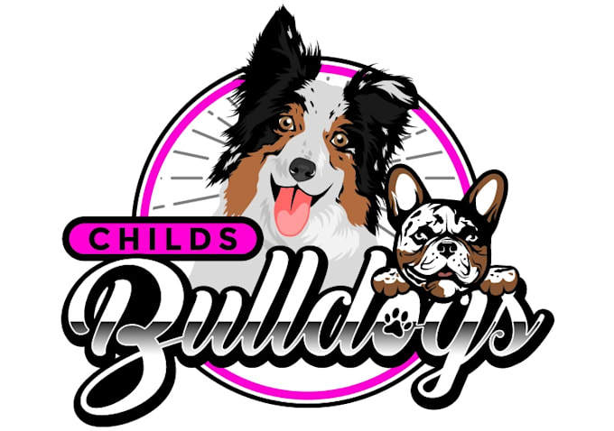 design unique french bulldog logo