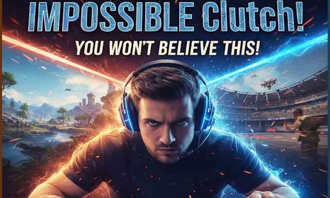 create professional gaming and youtube thumbnails