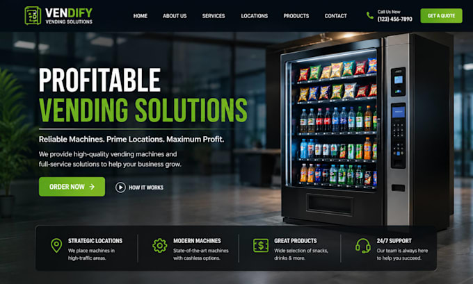design vending machine website atm machine website vending machine landing page