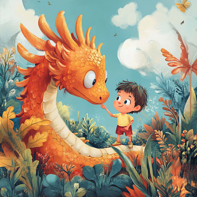 do illustrations for your children book, cover, or poster