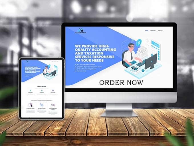 design and build amazing and responsive wordpress website