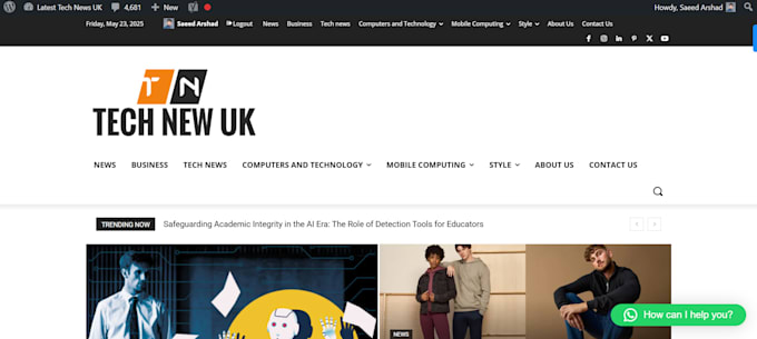 do guest post and link insertion on tech new uk