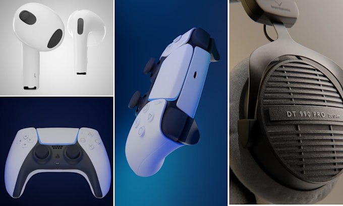create photorealistic 3d models with textures, realistic renders and mockups