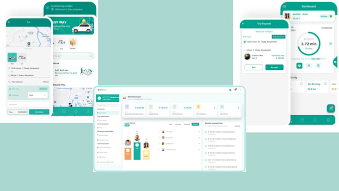 install and deliver complete ride sharing parcel delivery app just in 199 dollar