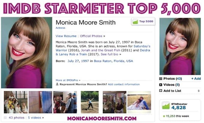 promote your imdb profile page and improve starmeter rank