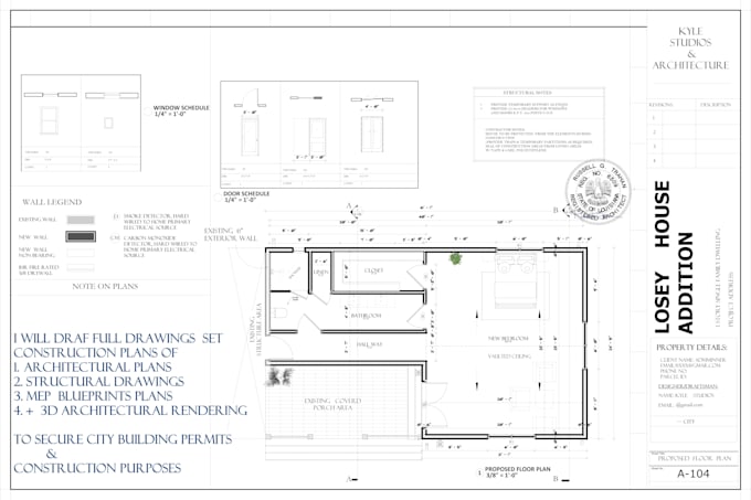 do building permit drawings for home addition architectural plans city permit