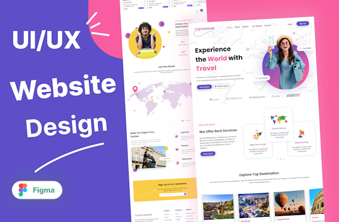 figma website ui ux design personal portfolio website beauty responsive website
