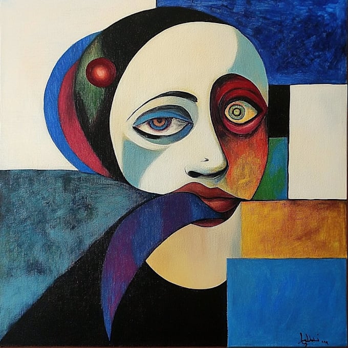 create magical abstract art, psychedelic, surrealism, cubism