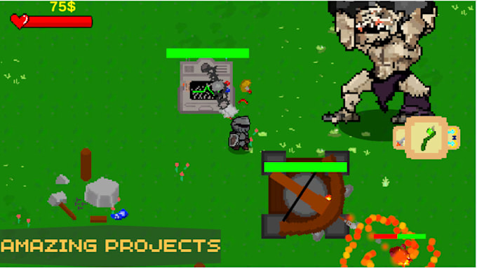 develop a complete 2d game in unity for PC