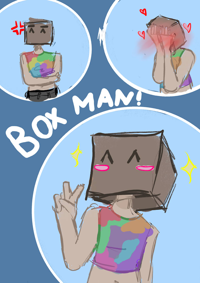digitally draw your oc in my style