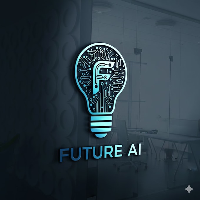 design professional and futuristic ai logo for your brand