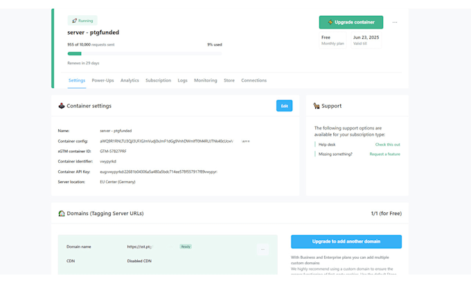 setup ga4 server side tracking meta conversion API with stape and GTM fix