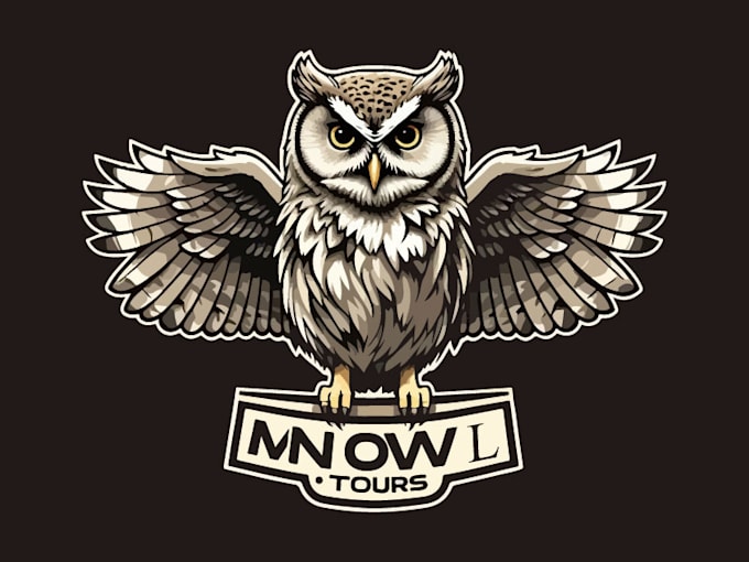 design a high quality owl logo