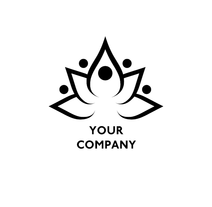 design luxury yoga logo with my creative thinking