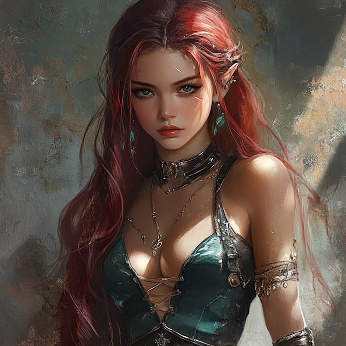 create your dnd or ttrpg fantasy character art or token