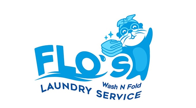 do modern premium quality laundry logo desgin