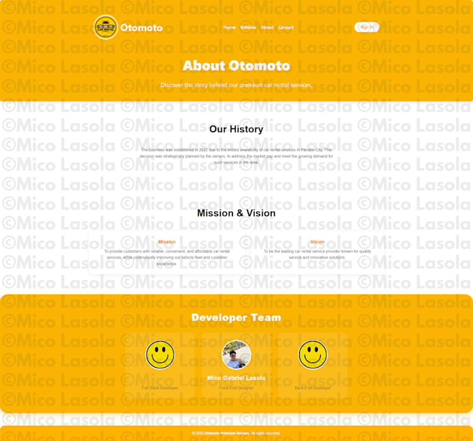 Develop a professional website using html, css, js and etc by ...
