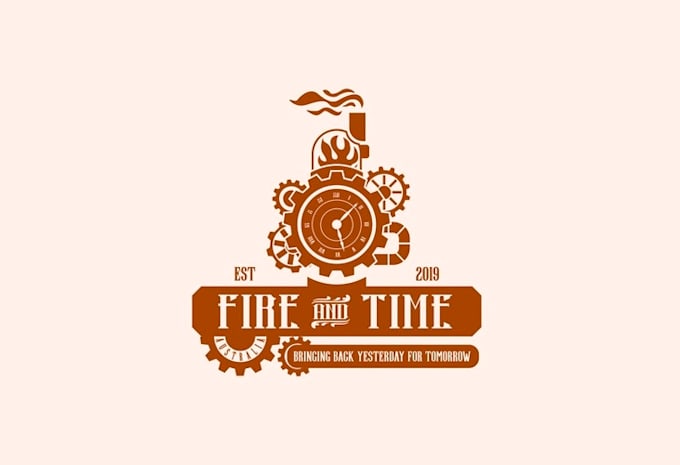 do a high quality steampunk logo or graphics design