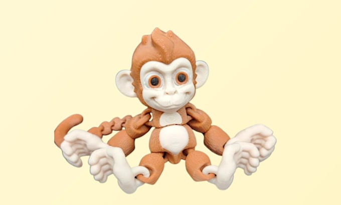 design toy 3d printing 3d articulated model flexi toy articulated toy 3d bjd toy