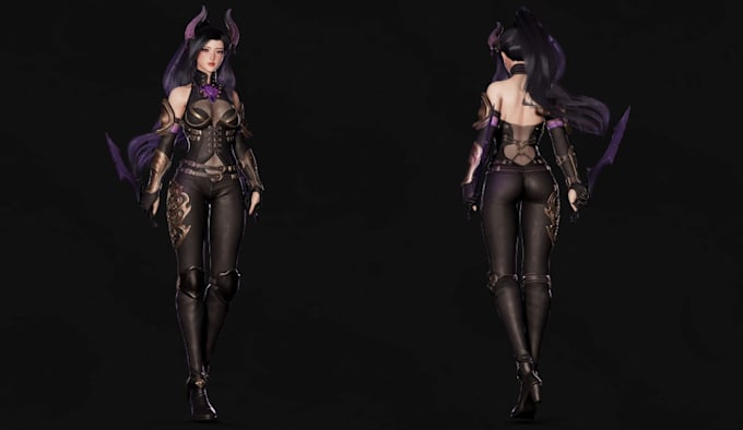 Build vroid studio 3d avatar,humanoid model,anime 3d,ue5 character,3d ...