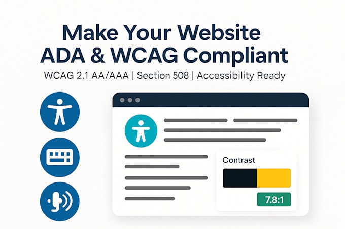 do ada compliance wcag accessibility compliant shopify ada website accessibility
