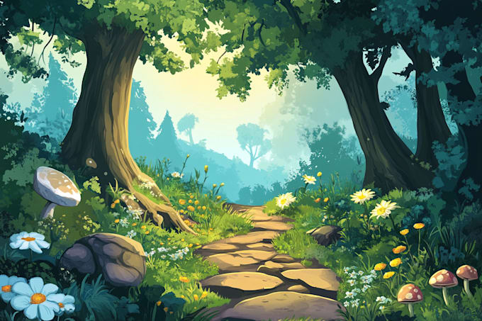 do  breathtaking environmental concept art