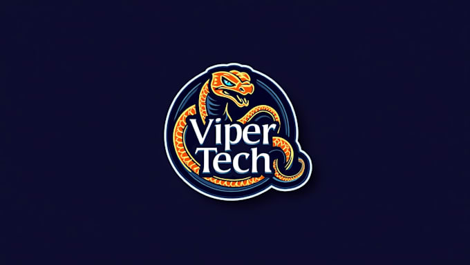 do viper snake mascot logo design
