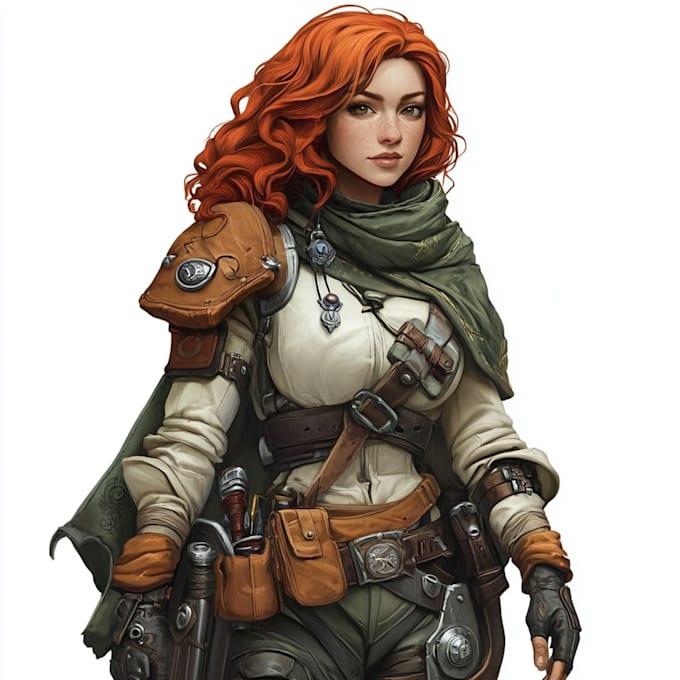 create unique and high quality dnd character art