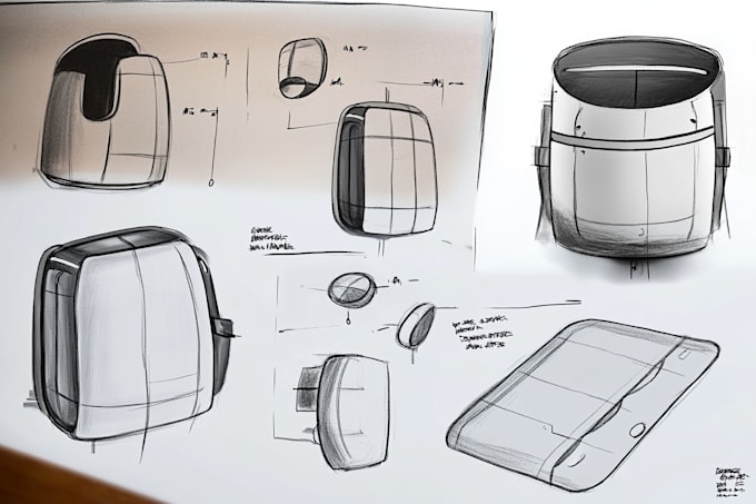 sketch a product design idea
