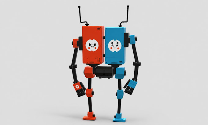 make 3d meshes, 3d rendering, animation, rigging for roblox
