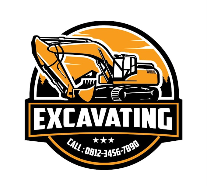 do high quality excavation logo