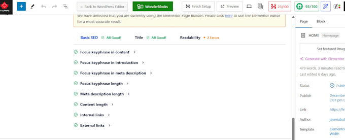 do on page SEO for better google ranking