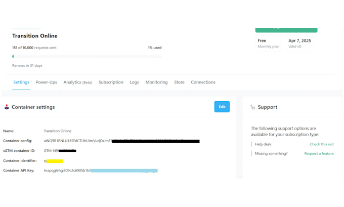 set up conversion API server side tracking ga4 tracking and GTM